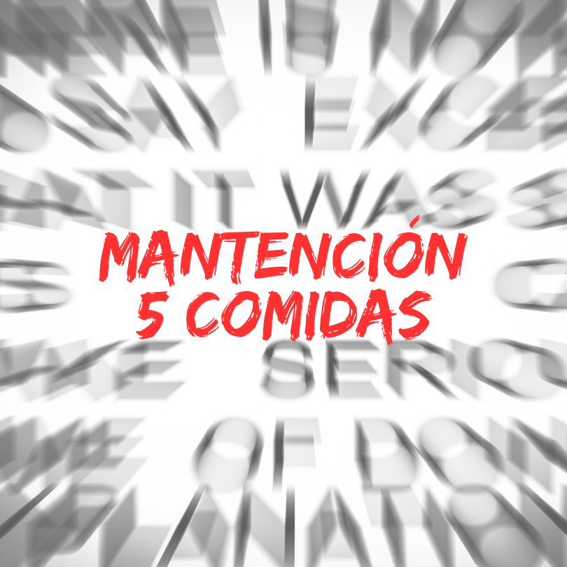 Membresía Mantención 5 comidas